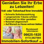 Vollverkauf Plus…“Wir kaufen Ihre Immobilie sofort!“